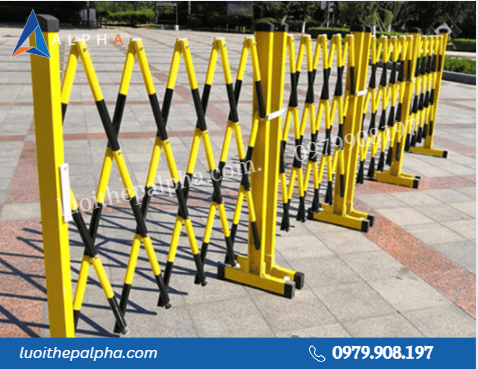Hàng Rào Xếp Sắt, Hàng Rào Kéo Tay Chữ U, Hàng Rào Di Động Có Bánh Xe