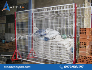Hàng rào di động sơn tĩnh điện